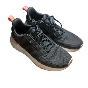 Adidas Running Shoes Men’s 8.5 Black Orange Athletic Sneakers Lightweight